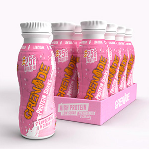 Strawberries and Cream Protein Shake